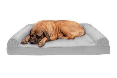 FurHaven Quilted Cooling Gel Foam Sofa Pet Bed My dogs can't decide which one should lay on it