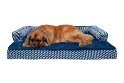Furhaven Pet Plush And Decor Comfy Couch Cooling Gel Sofa Dog