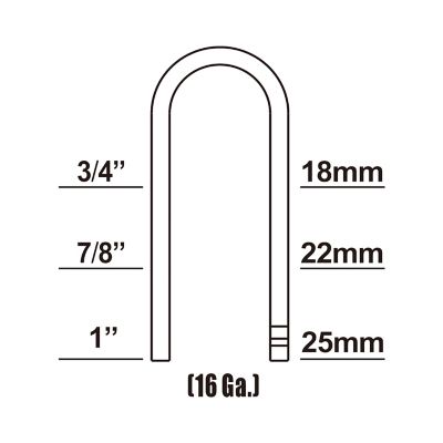 Image showing 7 th Freeman Pneumatic 16 ga., 1 in. Fencing Stapler with Adjustable Metal Belt Hook