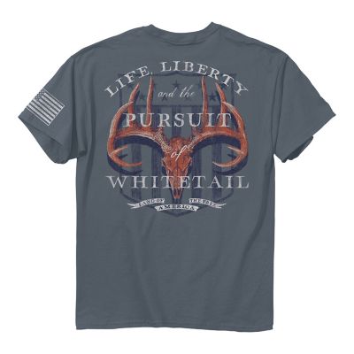Buck Wear Men's Life Liberty Whitetail Shirt