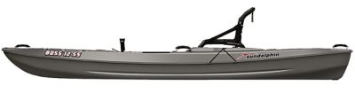 Image showing  12 ft. 3.5 in. Boss 12 Sit-On-Top Fishing Kayak, Gray Swirl