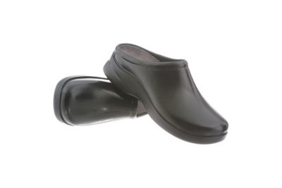 Image showing 6 th Klogs Footwear Dusty Clogs, Gloss Black