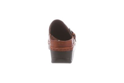 Image showing  Women's Austin Brown Flower Tool Fashion Clogs