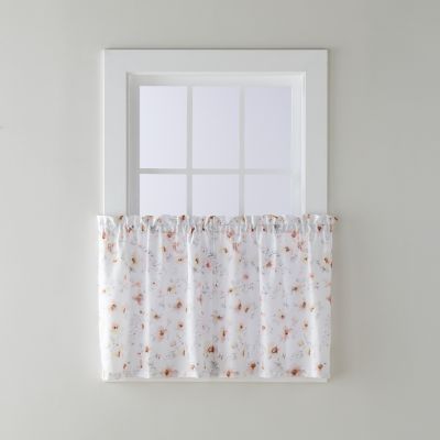 SKL Home Blushing Blooms Window Tier Curtains