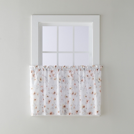 SKL Home Blushing Blooms Window Tier Curtains