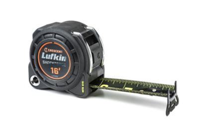 Lufkin 16 ft. Shockforce Nite Eye Dual-Sided Tape Measure, L1116B-02