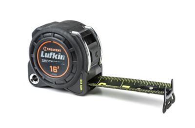 Lufkin CS8516 Power Return Tape Measure 16 ft. L X 1 W Orange