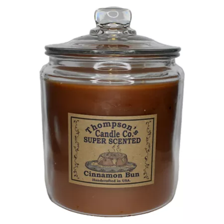 Thompson's Candle Co Heritage 3-Wick Super Cinnamon Scented Jar Candle 60 oz. Candles & Votives