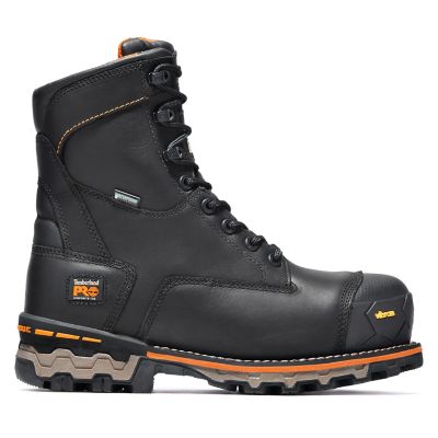 Timberland PRO Men's Boondock Composite Toe Waterproof Insulated Work Boots, 8 in.