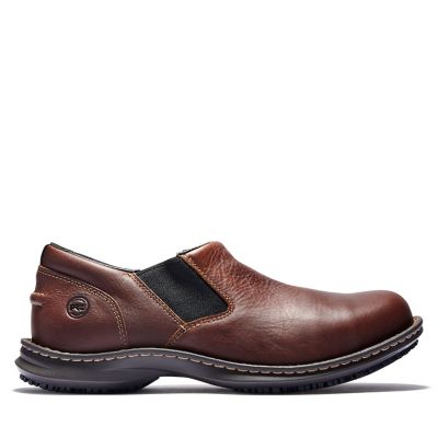 timberland pro slip on shoes