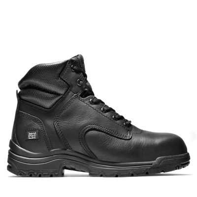 Timberland PRO Men's Titan Composite Toe Work Boots, 6 in. Bought a pair of the composite toe this time and my foot feels like it's swimming, toe box is huge