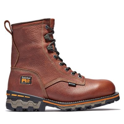 Timberland PRO Men's Boondock Soft Toe Waterproof Work Boots, 8 in