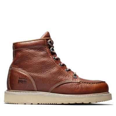 Timberland PRO Men's 6 in. Barstow Wedge Moc Soft Toe Work Boots ...