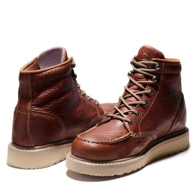 timberland wedge work boots