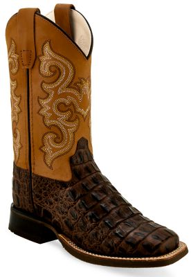 Old West Boys' Square Toe Western Boots, BSC1832