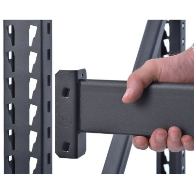 Image showing  3-Tier 77 in. x 24 in. x 72 in. Storage Rack, Black