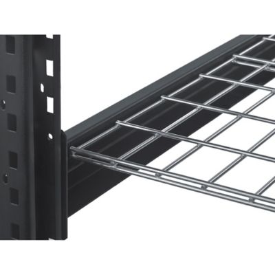 Image showing  3-Tier 77 in. x 24 in. x 72 in. Storage Rack, Black