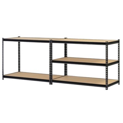 Image showing  5-Shelf 48 in. x 18 in. x 72 in. Shelving Unit, Black