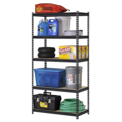 Image showing  5-Shelf 36 in. x 18 in. x 72 in. Shelving Unit