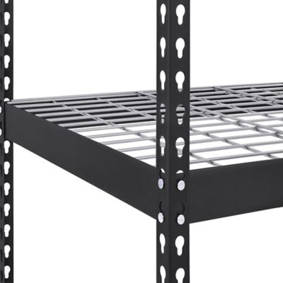 Image showing  5-Shelf 48 in. x 24 in. x 72 in. Metal Shelving Unit