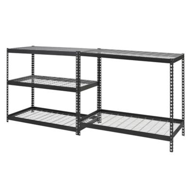 Image showing  5-Shelf 48 in. x 24 in. x 72 in. Metal Shelving Unit