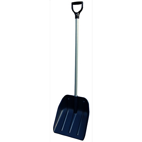 Rugg 14 in. Poly Snow Shovel with Steel Handle