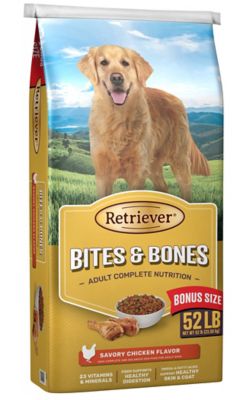 Retriever Bites Bones Dog Food 52 Lb Bag At Tractor Supply Co
