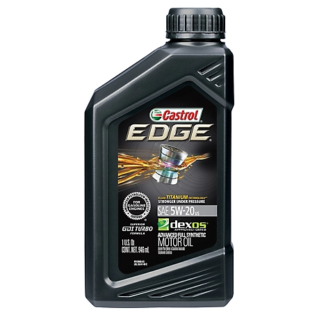 Castrol 1 qt. EDGE 5W-20 Advanced Full Synthetic Motor Oil at Tractor  Supply Co.