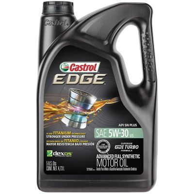 Castrol 5 qt. EDGE 5W-30 Advanced Full Synthetic Motor Oil at