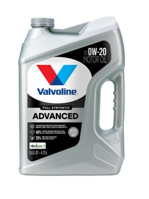 Valvoline Advanced Full Synthetic 0W-20 Motor Oil 5 QT