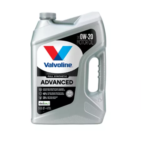Valvoline 5 quarts Advanced Full Synthetic Motor Oil 0W-20 Motor Oils