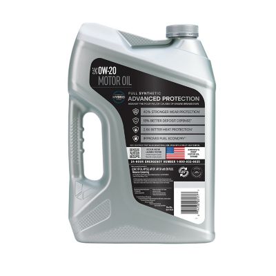 Image showing  5 qt. 0W-20 Advanced Full Synthetic Motor Oil