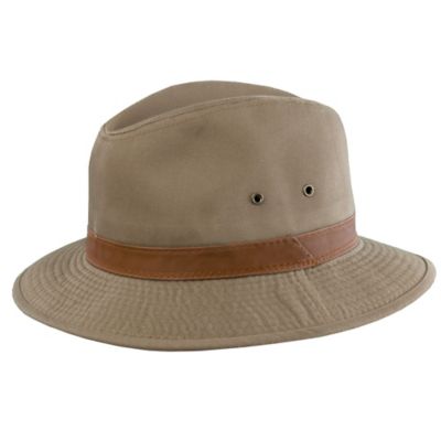 DPC Men's Washed Twill Water-Repellent Safari Hat