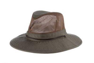 Dorfman Pacific Men's Garment Washed Twill Safari Hat