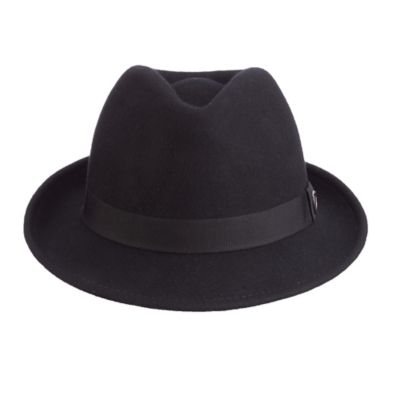 Image showing  Wool Felt Fedora Hat, Black