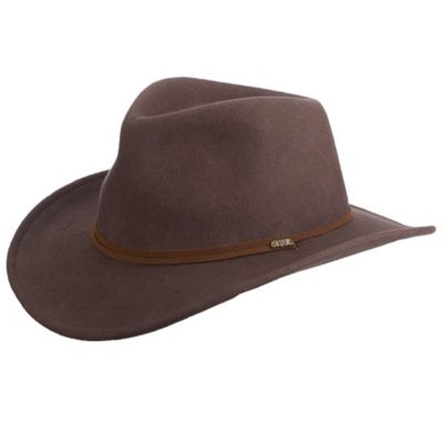 Scala Wool Felt Outback Hat with Earlaps – 142020199