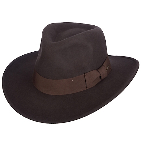 Indiana Jones Crushable Wool Felt Indiana Jones-Style Hat