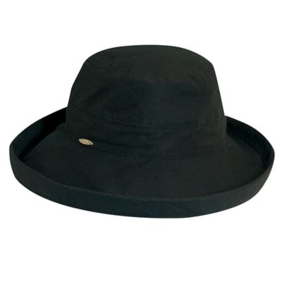 Scala Women's Medium-Brim Cotton Hat