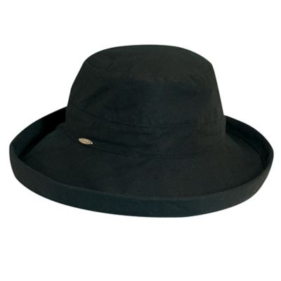 Scala Medium-Brim Cotton Hat