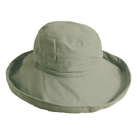 Scala Medium-Brim Cotton Hat