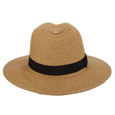 Image showing  Women's Paper Braid Fedora with Ribbon Bow