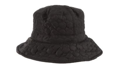 Scala Women's Quilted Big Brim Rain Hat