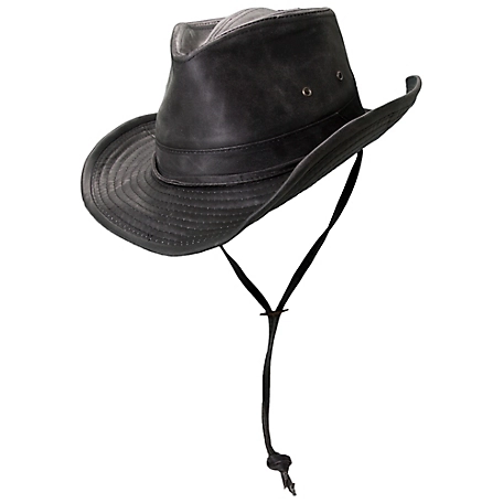 Men's DPC Weathered Outback Hat, Size: Medium, Black
