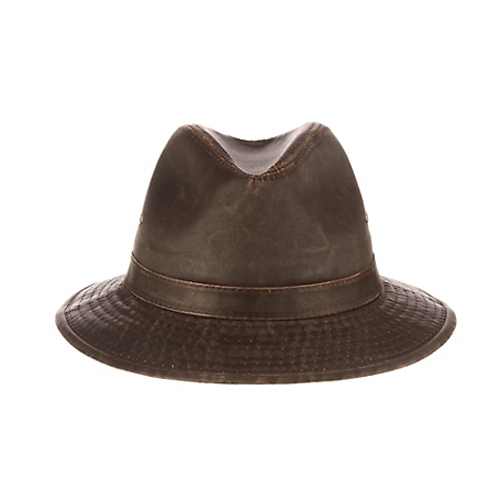 DPC Men's Weathered Cotton Safari Hat, UPF 50+ Protection