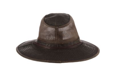 Image showing  Men's Weathered Cotton Big Brim with Mesh Crown Hat, UPF 50+ Protection