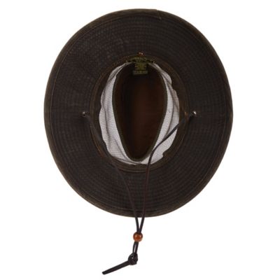 Image showing  Men's Weathered Cotton Big Brim with Mesh Crown Hat, UPF 50+ Protection