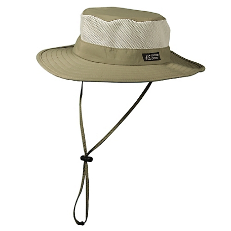 DPC Men's Supplex Big Brim Mesh Side Hat, UPF 50+ Protection