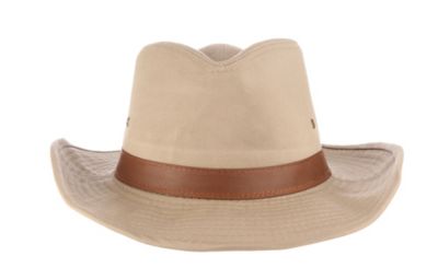 Image showing  Men's Shapeable Leather Outback Hat, UPF 50+ Protection