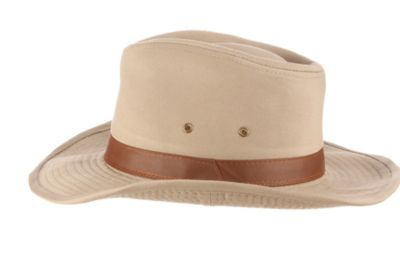 Image showing  Men's Shapeable Leather Outback Hat, UPF 50+ Protection
