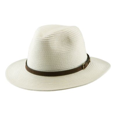 Scala Paper-Braid Safari Hat with Buckle
